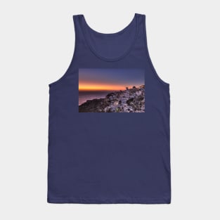 Oia Sunset in Santorini, Greece Tank Top